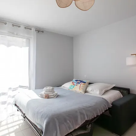 A5 - Modern Studio 5 Min To Sea - Pool & Garage Antibes Exterior photo